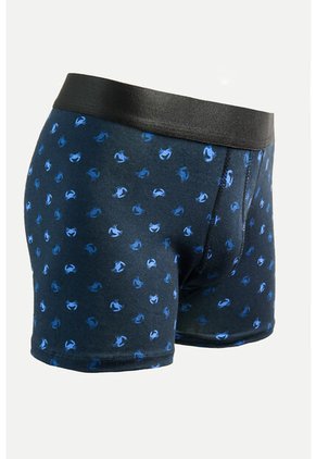 KOAJ Bóxer Brief-medio Estampado Negro Con Elástico