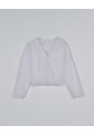 KOAJ Blusa Crema  Manga Larga, Con Encaje Y Botones de Koaj