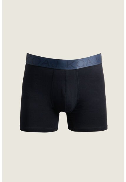 KOAJ Bóxer Azul Tipo Midway Brief-largo Con Cintura Elástica