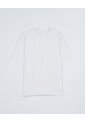 KOAJ Camiseta Manga Corta Crema En Algodón Cuello Redondo de Koaj