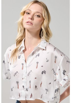 BLUSA KOAJ CAM CROP MC 22805 2/25