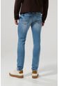 KOAJ Jean Azul Medio Skinny Ceñido Con Tiro Bajo Y Bolsillos de Koaj