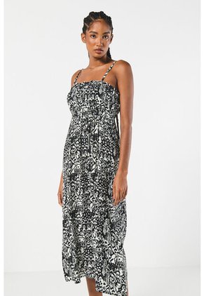 VESTIDO KOAJ LARGO TIRAS 10656 1/25