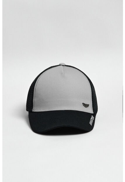 KOAJ Cachucha Trucker Importada Color Negro Con Refuerzo, Sistema De Cierre Trabilla Y Con Bordado De 