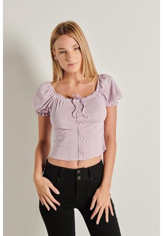 BLUSA KOAJ CROP ESCT CUADRADO 4958 1/24 Koaj