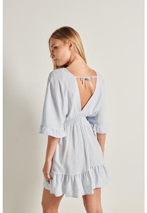 VESTIDO KOAJ CORTO ENCAUCHADO 4931 1/24