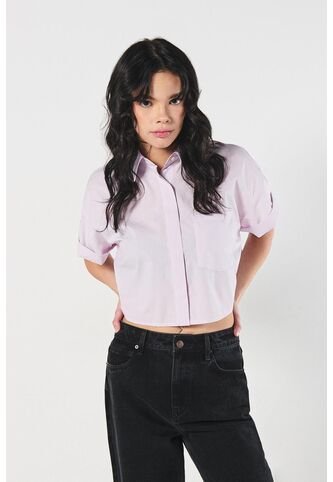 BLUSA KOAJ CAMISERA CROP MC 9762 4/24 Koaj