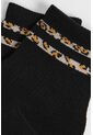 KOAJ Medias Cortas Negras Con Diseños De Animal Print de Koaj