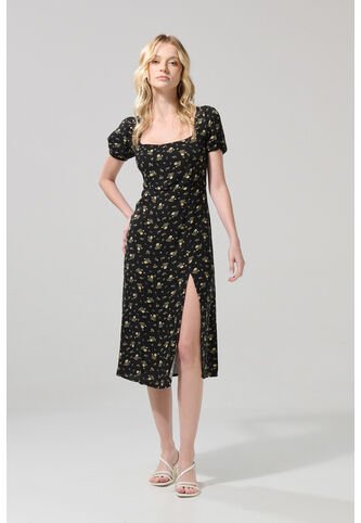 KOAJ VESTIDO KOAJ ABERTURA MIDI 11967 1/25 Koaj