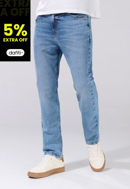 KOAJ PANTALON KOAJ JEAN STRAIGHT LEG 30385 4/