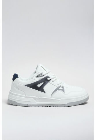 KOAJ Zapatillas Suela Skate, En Contraste De Materiales. Koaj