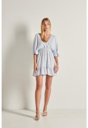 VESTIDO KOAJ CORTO ENCAUCHADO 4931 1/24