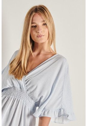 VESTIDO KOAJ CORTO ENCAUCHADO 4931 1/24