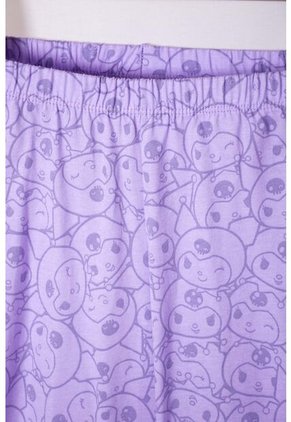 Pijama De Kuromi Con Pantalón Largo Multicolor Para Niña 6