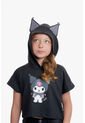 Camiseta De Kuromi Con Capucha Negro Para Niña. 12 de KUROMI