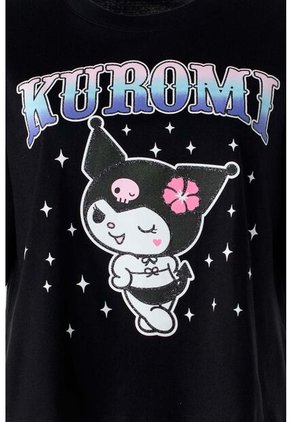 Camiseta De Kuromi Boxy Fit Para Mujer L