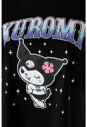 Camiseta De Kuromi Boxy Fit Para Mujer L