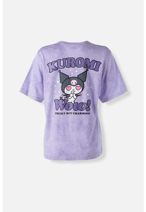 Camiseta De Kuromi Regular Fit Para Mujer XS