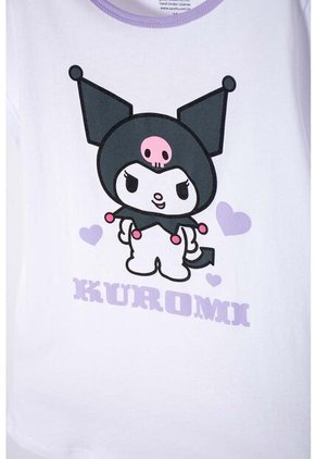 Pijama De Kuromi Con Pantalón Largo Multicolor Para Niña 8
