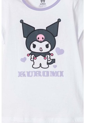 Pijama De Kuromi Con Pantalón Largo Multicolor Para Niña 8