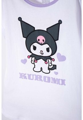 Pijama De Kuromi Con Pantalón Largo Multicolor Para Niña 6