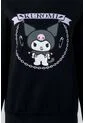 Buzo De Kuromi Manga Larga Negro Para Mujer M de KUROMI
