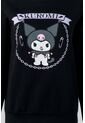 Buzo De Kuromi Manga Larga Negro Para Mujer S de KUROMI