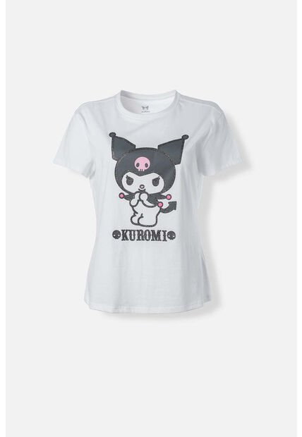Camiseta De My Melody & Kuromi Slim Fit Para Mujer M