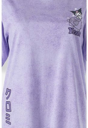Camiseta De Kuromi Regular Fit Para Mujer M