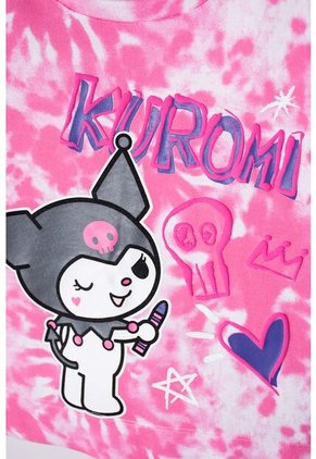 Conjunto De Kuromi Rosado Con Pantalón Largo Para Niña 10