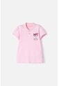 Camiseta Tipo Polo De My Melody & Kuromi Rosada Para Niña 12 de KUROMI