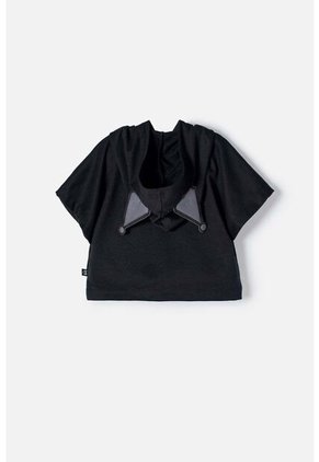 Camiseta De Kuromi Con Capucha Negro Para Niña. 4