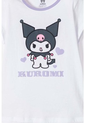 Pijama De Kuromi Con Pantalón Largo Multicolor Para Niña 10