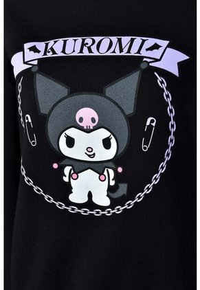 Buzo De Kuromi Manga Larga Negro Para Mujer L