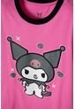 Pijama De Kuromi Rosada Y Negra Tipo Batola Para Niña 6 de KUROMI