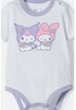 Body De My Melody & Kuromi Blanco Con Broches En Entrepierna Para Bebé Niña 9-12 de KUROMI