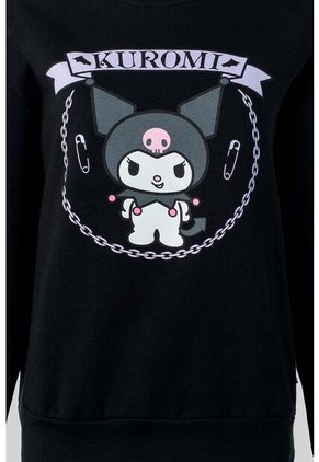 Buzo De Kuromi Manga Larga Negro Para Mujer L