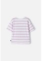 Camiseta De Kuromi Rosada Y Blanca Con Diseño A Rayas Para Niña 6 de KUROMI