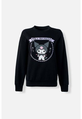 Buzo De Kuromi Manga Larga Negro Para Mujer XS KUROMI