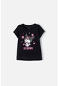 Camiseta De Kuromi Manga Corta Negro Para Niña 4 de KUROMI