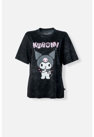 Camiseta De My Melody & Kuromi Regular Fit Para Mujer L KUROMI