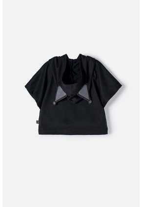 Camiseta De Kuromi Con Capucha Negro Para Niña. 6