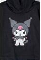 Camiseta De Kuromi Con Capucha Negro Para Niña. 4 de KUROMI