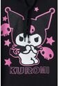 Buzo De Kuromi Negro Con Capucha Para Niña 6 de KUROMI