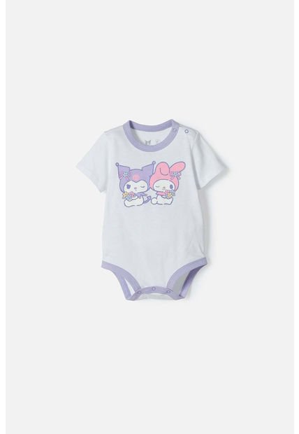 Body De My Melody & Kuromi Blanco Para Bebé Niña 3-6