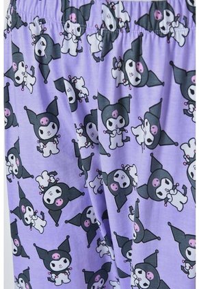 Pijama De My Melody & Kuromi Blanca Y Multicolor De Pantalón Largo Para Mujer XS