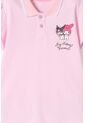 Camiseta Tipo Polo De My Melody & Kuromi Rosada Para Niña 8 de KUROMI