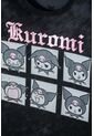Camiseta De Kuromi Gris Manga Corta Para Niña 14 de KUROMI