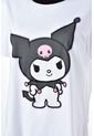 Pijama De My Melody & Kuromi Blanca Y Multicolor De Pantalón Largo Para Mujer M de KUROMI