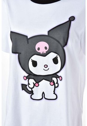 Pijama De My Melody & Kuromi Blanca Y Multicolor De Pantalón Largo Para Mujer XL